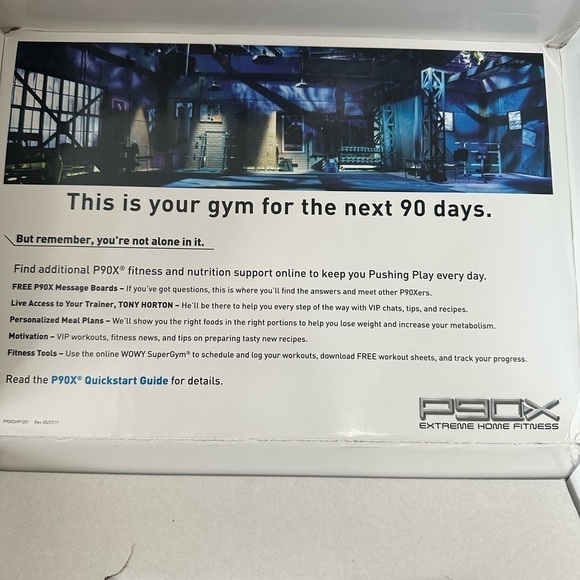 P90X DVD Workout Base Kit No Equipment Needed 12 Fitness DVDs Nutrition Guide - Picture 3 of 4